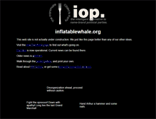 Tablet Screenshot of inflatablewhale.org